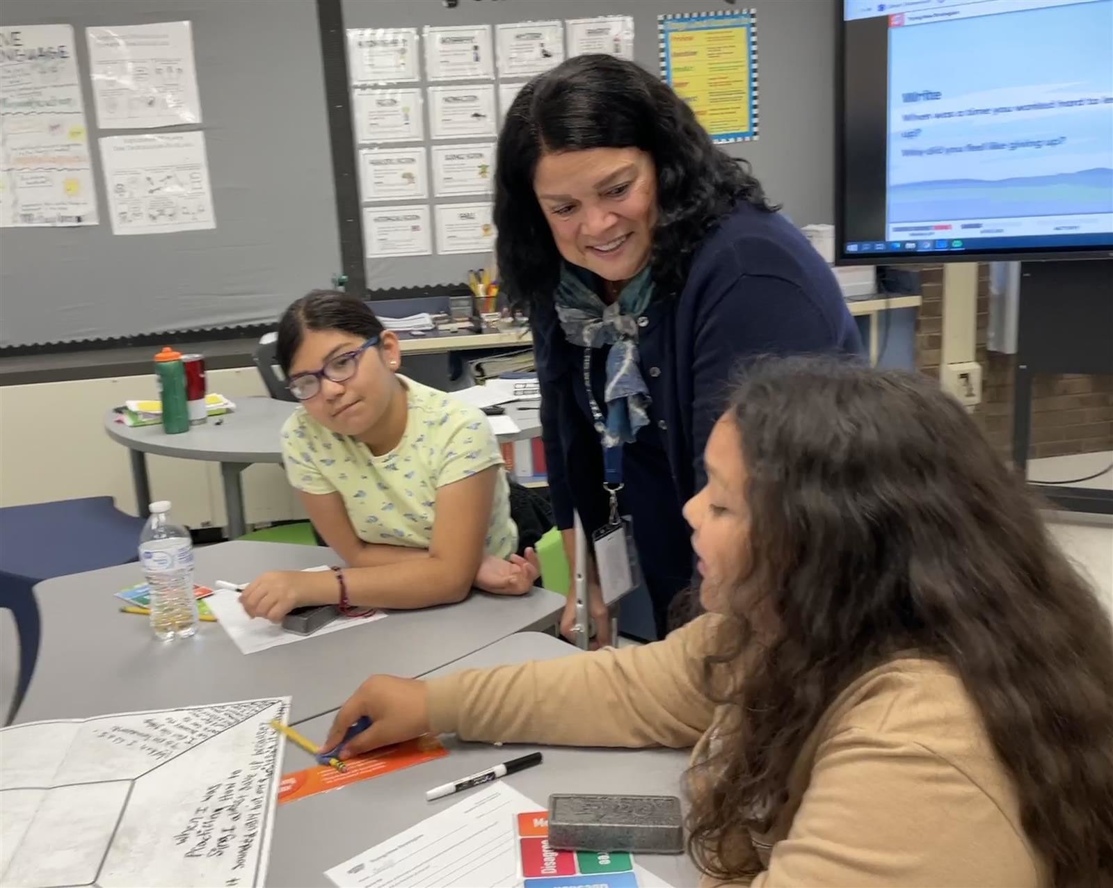  Dr. Ayala with students